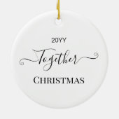 Weihnachten 2022 - Wiedersehen Keramik Ornament (Hinten)