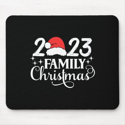 Weihnachten 2023 Crew Santa Fu Mousepad (Vorne)