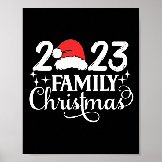 Weihnachten 2023 Crew Santa Fu Poster (Vorne)