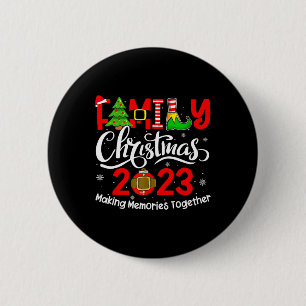 Weihnachten 2023 - Matching Outfits Team Santa Button