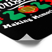 Weihnachten 2023 Matching Squad Fun Xmas Sant Poster (Ecke)