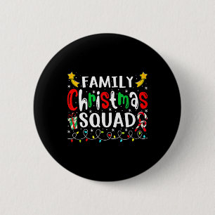 Weihnachten 2023 Weihnachtsmannmütze Crew Spaß Fra Button