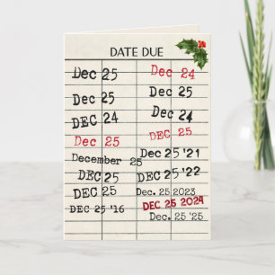 Weihnachten 2024 Bibliothekskarte