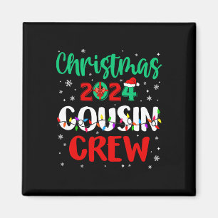 Weihnachten 2024 Cousin Crew Weihnachten Sonnensch Magnet