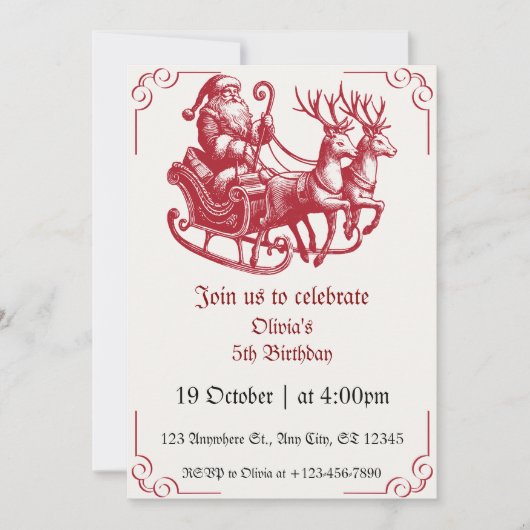 Weihnachten 2024 einladung (Vorderseite)