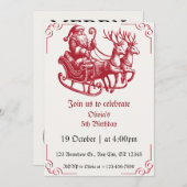 Weihnachten 2024 einladung (Vorne/Hinten)