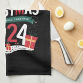 Weihnachten 2024 Erinnerungen zusammenbauen Geschirrtuch (Viertel Falte)