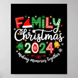 Weihnachten 2024 Erinnerungen zusammenbringen Poster