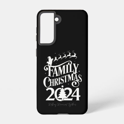 Weihnachten 2024 - Erinnerungen zusammenpassen Samsung Galaxy Hülle (Rückseite)