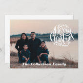 Weihnachten 2024 Foto Weihnachtskarte (Vorne/Hinten)