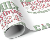 Weihnachten 2024 geschenkpapier (Rolleneckpunkt)
