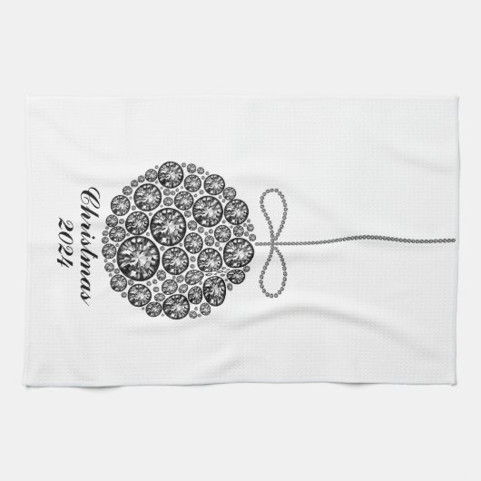 Weihnachten 2024 geschirrtuch (Horizontal)