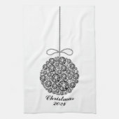 Weihnachten 2024 geschirrtuch (Vertikal)