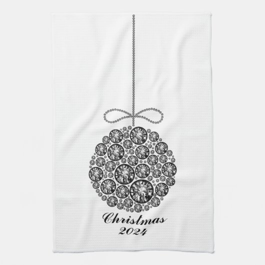 Weihnachten 2024 geschirrtuch (Vertikal)