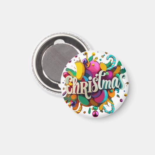 Weihnachten 2024 magnet (Vorderseite/Rückseite)