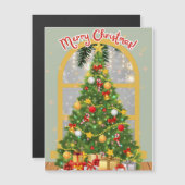 Weihnachten 2024 magnetkarte (Vorne/Hinten)