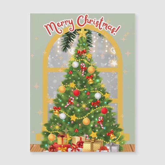 Weihnachten 2024 magnetkarte (Vorderseite)