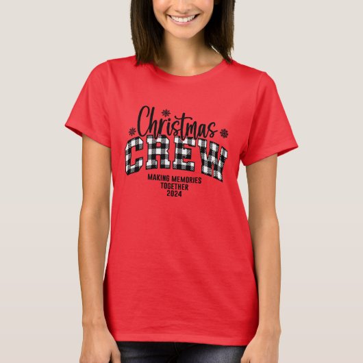 Weihnachten 2024 Personalisierter T - Shirt (Vorderseite)
