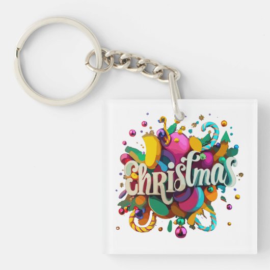 Weihnachten 2024 schlüsselanhänger (Vorderseite)