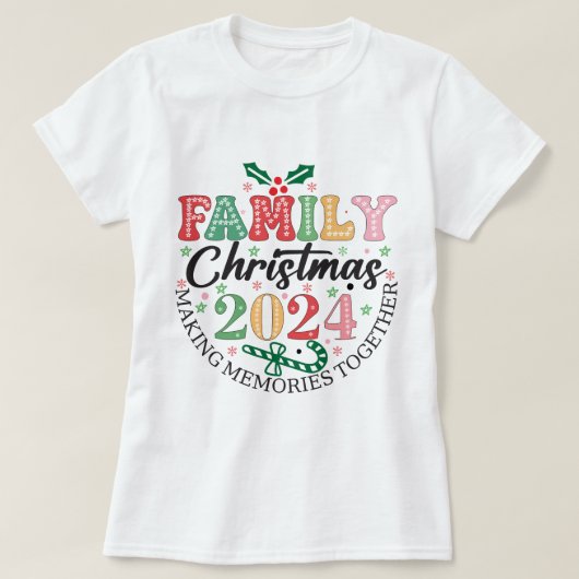 Weihnachten 2024 T-Shirt (Design vorne)