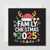 Weihnachten 2025 Crew Gruppe Matching Family (Vorderseite)
