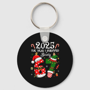 Weihnachten 2025 Das Jahr, in dem ich knapp überle Schlüsselanhänger
