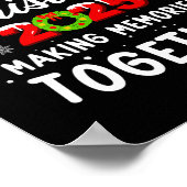 Weihnachten 2025 Erinnerungen zusammenbauen Poster (Ecke)