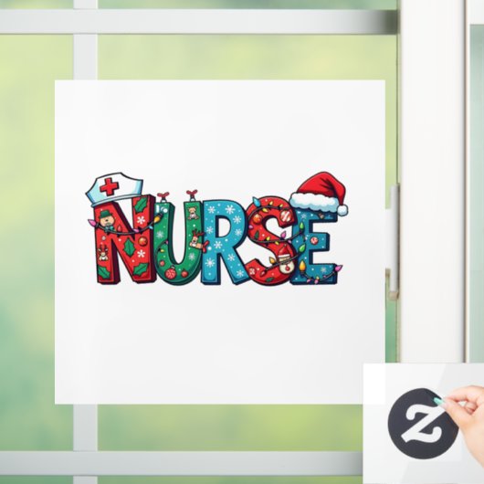 Weihnachten 2025, fensteraufkleber (Zuhause)