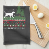 Weihnachten 2025, geschirrtuch (Viertel Falte)