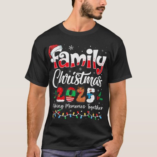 Weihnachten 2025 - Matching Outfit Weihnachten T-Shirt (Vorderseite)