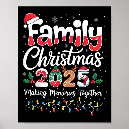 Weihnachten 2025 Matching Outfit Xmas Squad S Poster (Vorne)