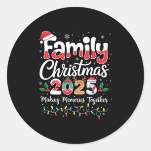 Weihnachten 2025 Matching Outfit Xmas Squad S Runder Aufkleber