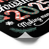 Weihnachten 2025 - Matching Xmas Outfit Poster (Ecke)