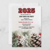 Weihnachten 2025 Neujahr Einladung (Vorderseite)