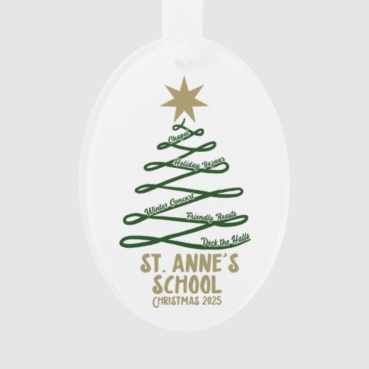 Weihnachten 2025 ornament (Vorderseite)