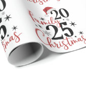 Weihnachten 2025 Squad Wiedersehen Matching Geschenkpapier (Rolleneckpunkt)