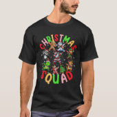 Weihnachten 2025 Team Santa Elf Squad Xmas Matchin T-Shirt (Vorderseite)
