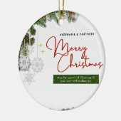 Weihnachten 25 keramik ornament (Links)