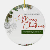 Weihnachten 25 keramik ornament (Hinten)