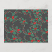 Weihnachten 2 Foto Aquarell botanische florale hol (Rückseite)