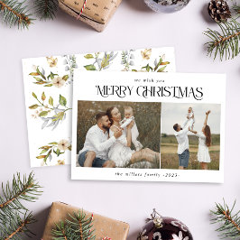 Weihnachten 2 Foto Aquarell Winter botanische holi