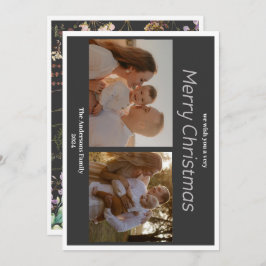 Weihnachten 2 Foto botanische Blumenkarte