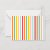 Weihnachten 2 Foto Collage Regenbogen farbig Mitteilungskarte (Rückseite)