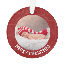 Weihnachten 2 Foto Jahr Rote Schneeflocke