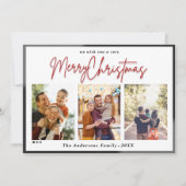 Weihnachten 2 Foto mit Winterdekoration (Vorderseite)