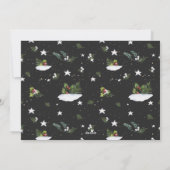 Weihnachten 2 Foto mit Winterdekoration (Rückseite)