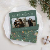 Weihnachten 2 Foto Wasserfarbe botanische Salbei g