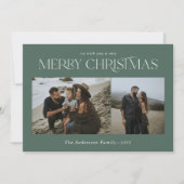 Weihnachten 2 Foto Wasserfarbe botanische Salbei g (Vorderseite)