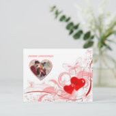 Weihnachten 2 Fotos Postkarte (Stehend Vorderseite)