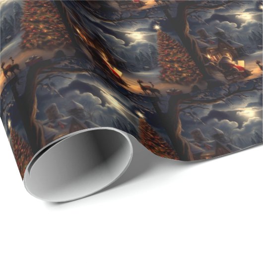 Weihnachten 2 geschenkpapier (Rolleneckpunkt)